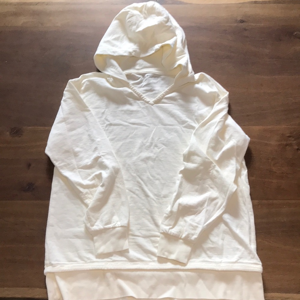 Athleta lightweight hooded sweatshirt